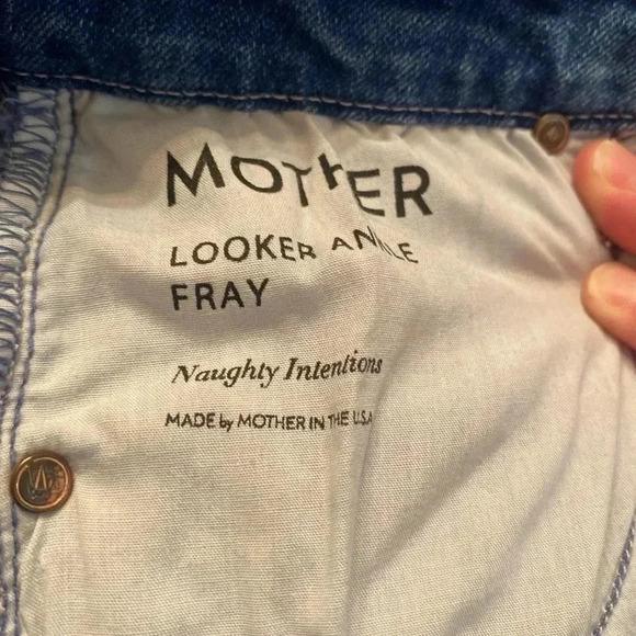 Mother Looker Ankle Fray Naughty intentions size 25 - Picture 3 of 4